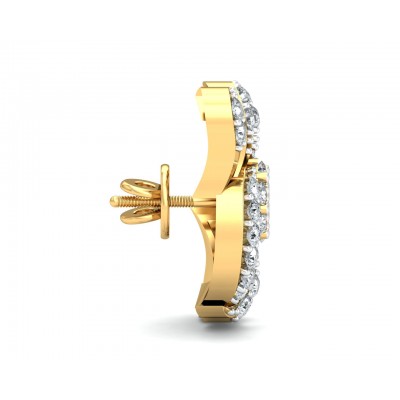 Inara Diamond Earrings in Gold